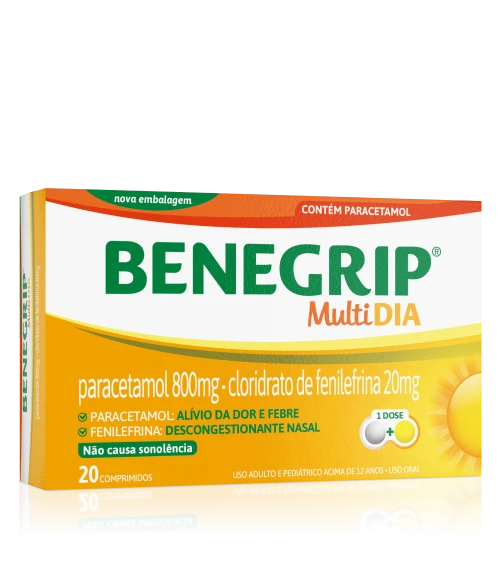 Embalagem do Benegrip Multi Dia